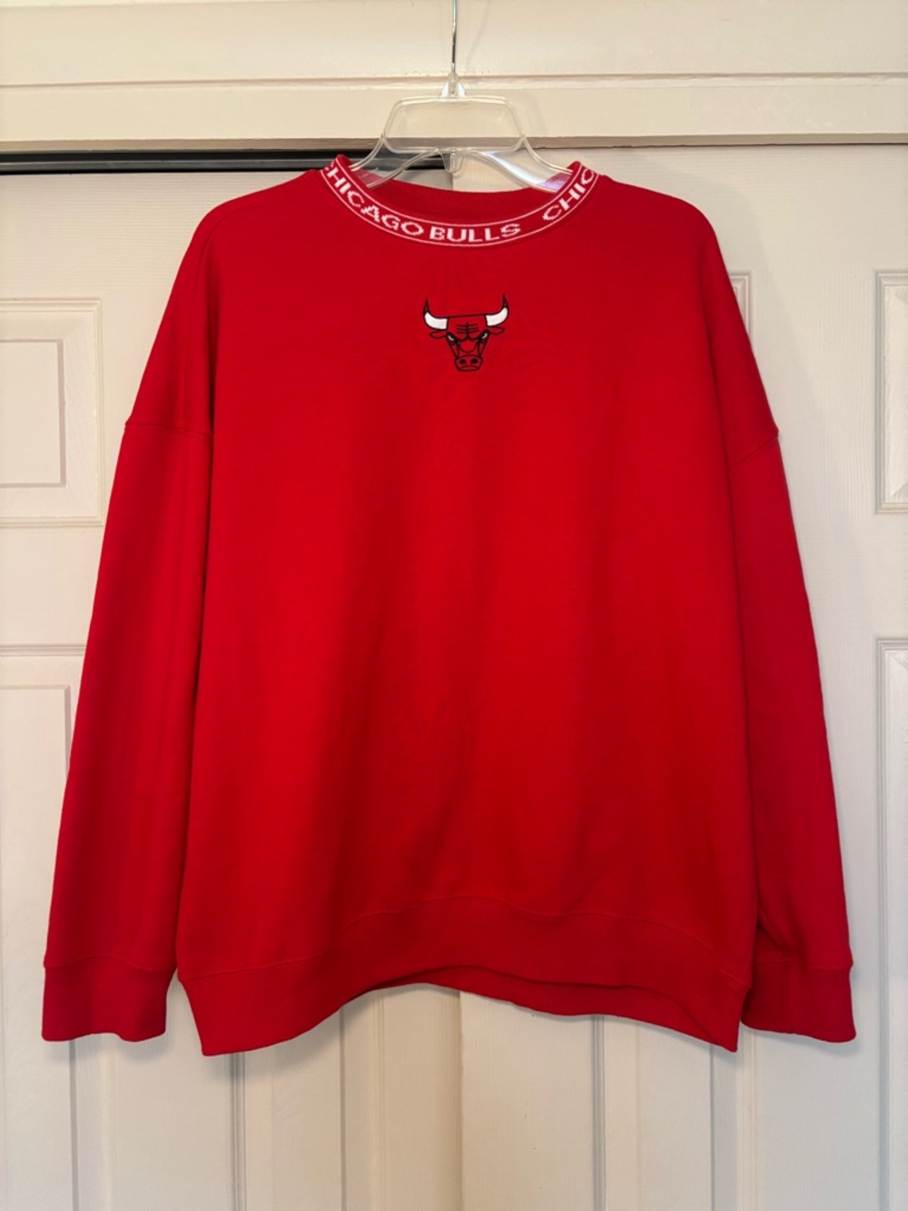 Vintage NBA Chicago Bulls Red Crewneck Sweatshirt